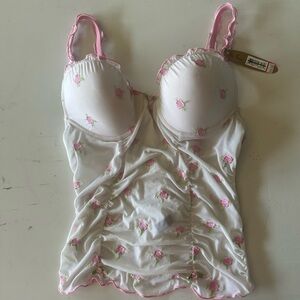 Y2K NWT Donna Loren Bustier Top